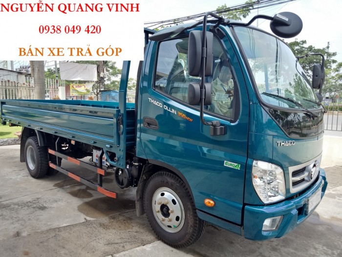 Xe Tải Thaco Ollin350.E4 - Mới nhất hiện tại - Động Cơ Euro 4 - Tải 2tấn15 và 3tấn49 - Bán Xe Trả Góp