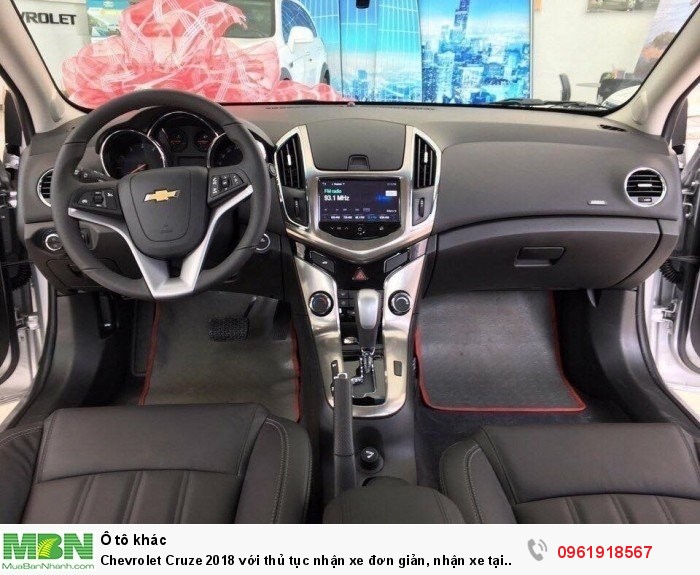Chevrolet Cruze 2018 với thủ tục nhận xe đơn giản, nhận xe tại nhà