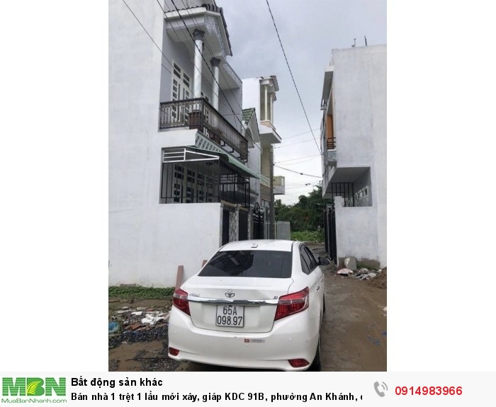 Bán nhà 1 trệt 1 lầu mới xây, giáp KDC 91B, phường An Khánh, quận Ninh Kiều