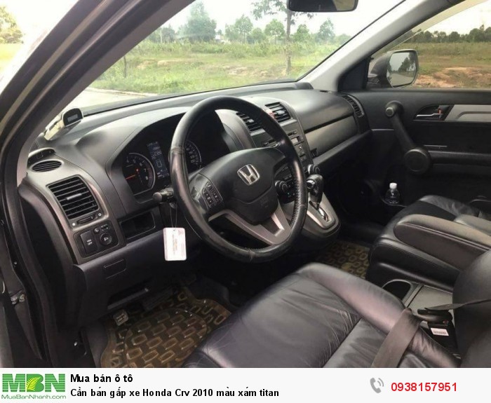Cần bán gấp xe Honda Crv 2010 màu xám titan