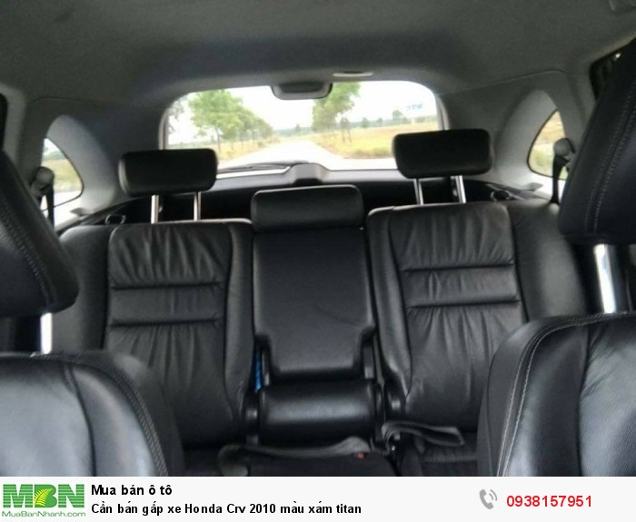 Cần bán gấp xe Honda Crv 2010 màu xám titan