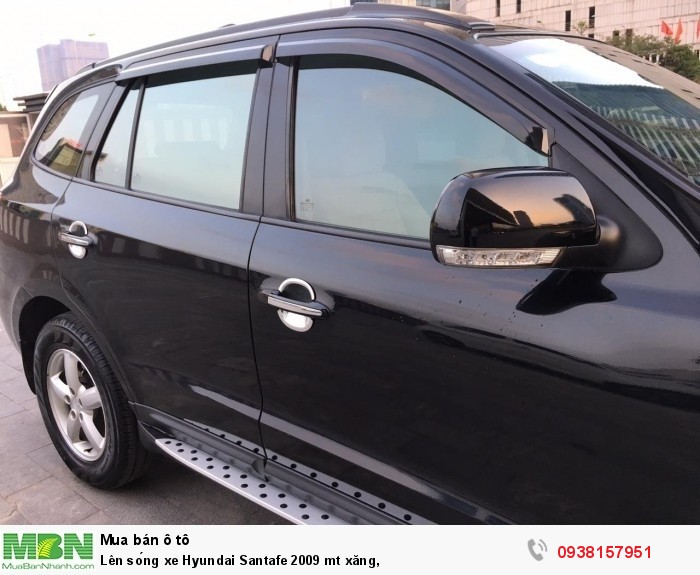 Lên sóng xe Hyundai Santafe 2009 mt xăng,
