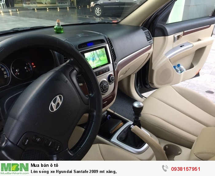 Lên sóng xe Hyundai Santafe 2009 mt xăng,