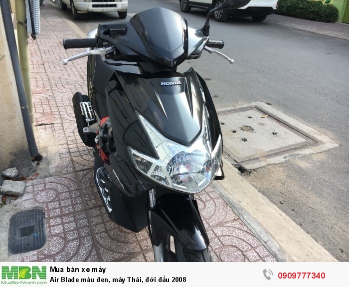 Air Blade màu đen, máy Thái, đời đầu 2008