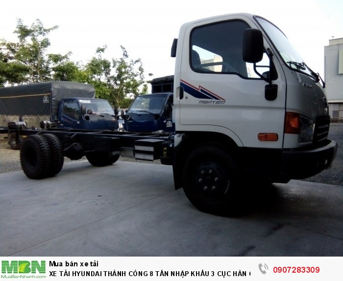 Xe Tải Hyundai 8 Tấn Thành Công lắp ráp động cơ hyundai D4DB mạnh mẽ,