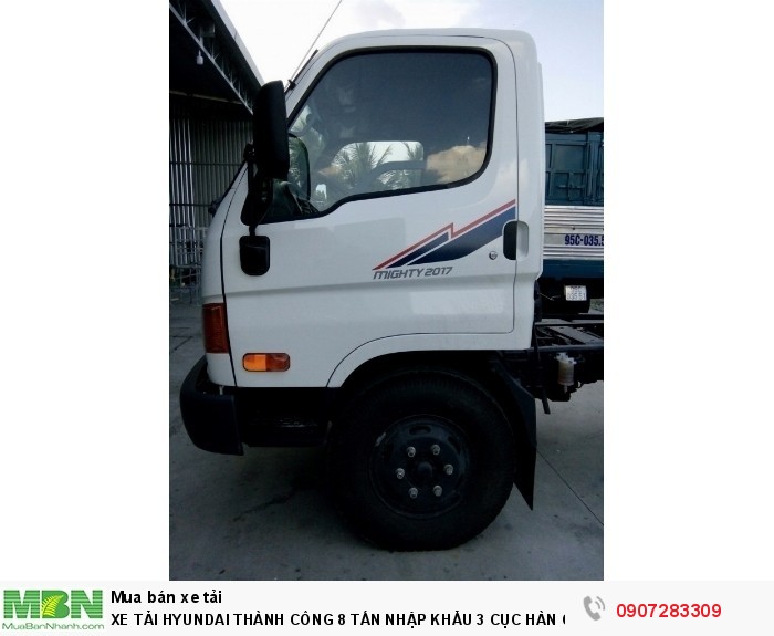 Xe Tải Hyundai 8 Tấn Thành Công lắp ráp động cơ hyundai D4DB mạnh mẽ,