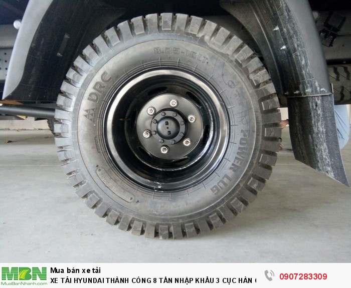 Xe Tải Hyundai 8 Tấn Thành Công lắp ráp động cơ hyundai D4DB mạnh mẽ,
