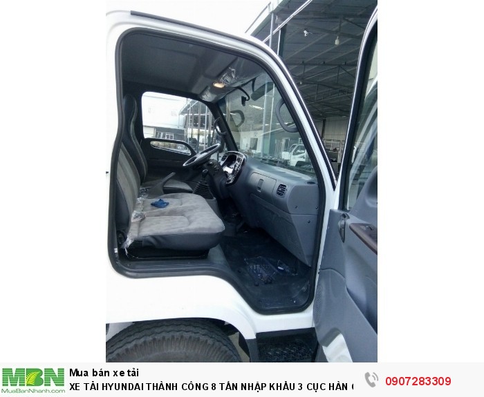 Xe Tải Hyundai 8 Tấn Thành Công lắp ráp động cơ hyundai D4DB mạnh mẽ,