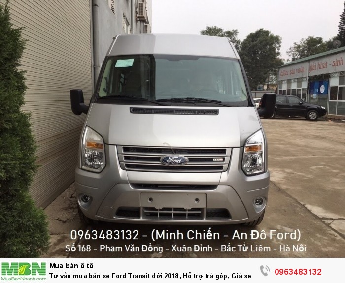 Tư vấn mua bán xe Ford Transit đời 2018, Hỗ trợ trả góp, Giá xe rẻ nhất Miền Bắc