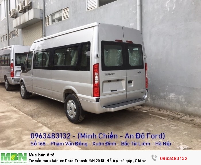 Tư vấn mua bán xe Ford Transit đời 2018, Hỗ trợ trả góp, Giá xe rẻ nhất Miền Bắc