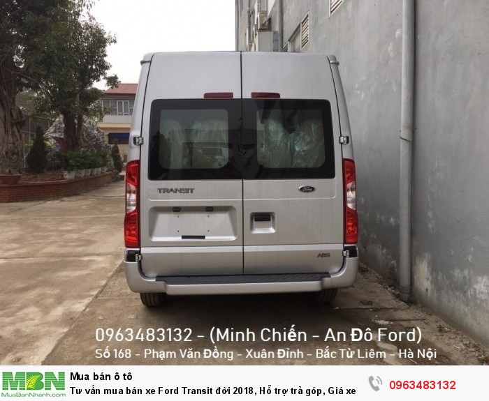 Tư vấn mua bán xe Ford Transit đời 2018, Hỗ trợ trả góp, Giá xe rẻ nhất Miền Bắc