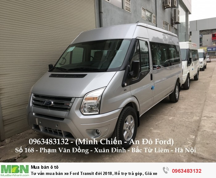 Tư vấn mua bán xe Ford Transit đời 2018, Hỗ trợ trả góp, Giá xe rẻ nhất Miền Bắc