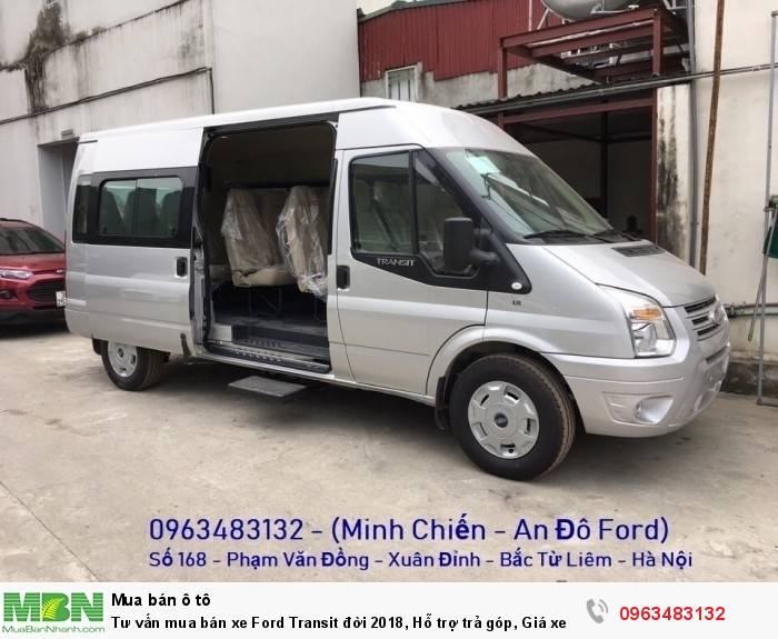 Tư vấn mua bán xe Ford Transit đời 2018, Hỗ trợ trả góp, Giá xe rẻ nhất Miền Bắc