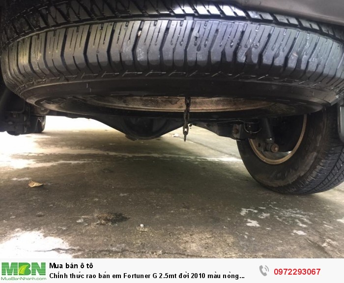 Chính thức rao bán em Fortuner G 2.5mt đời 2010 màu nòng súng