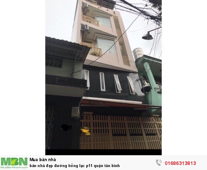 Bán nhà đẹp đường Hồng Lạc p11 quận Tân Bình