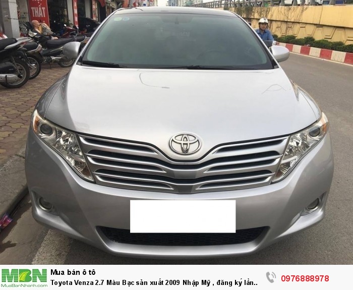 Toyota Venza 2.7 Màu Bạc sản xuất 2009 Nhập Mỹ, đăng ký lần đầu 2010