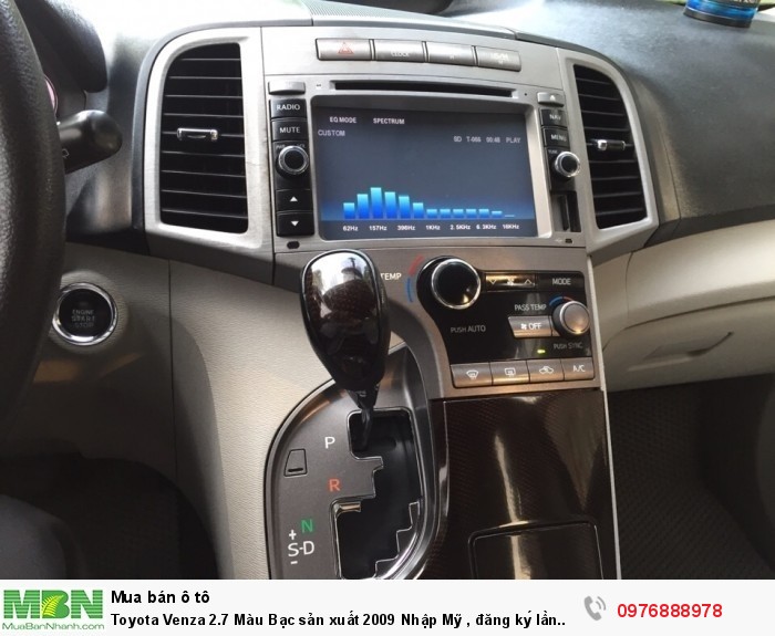 Toyota Venza 2.7 Màu Bạc sản xuất 2009 Nhập Mỹ, đăng ký lần đầu 2010