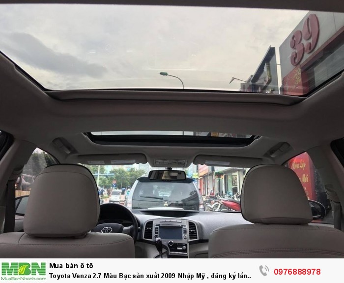 Toyota Venza 2.7 Màu Bạc sản xuất 2009 Nhập Mỹ, đăng ký lần đầu 2010