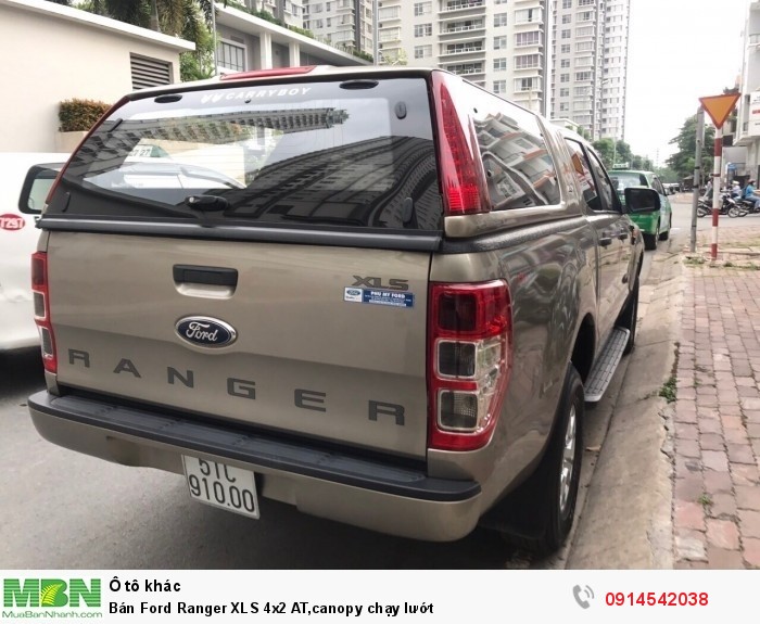 Bán Ford Ranger XLS 4x2 AT,canopy chạy lướt