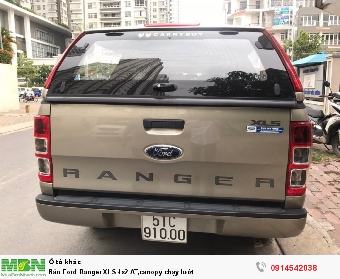 Bán Ford Ranger XLS 4x2 AT,canopy chạy lướt