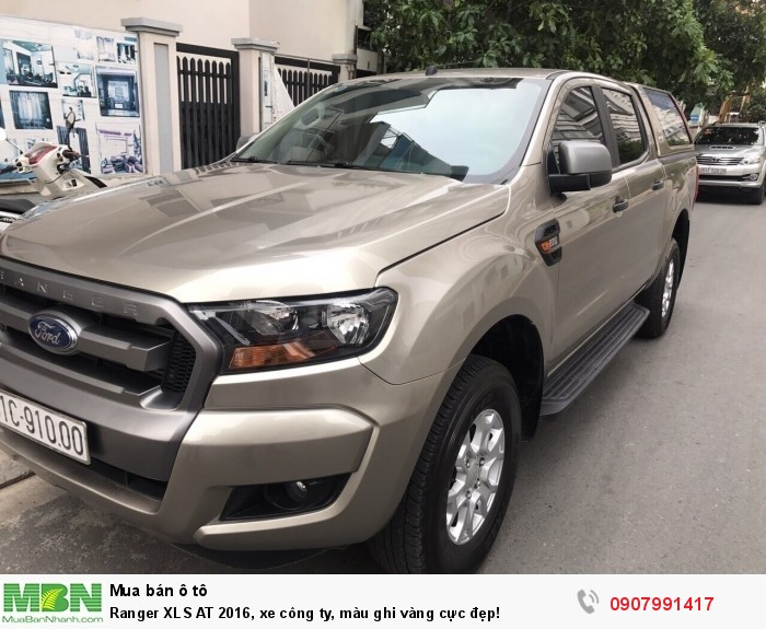 Ranger XLS AT 2016, xe công ty, màu ghi vàng cực đẹp!