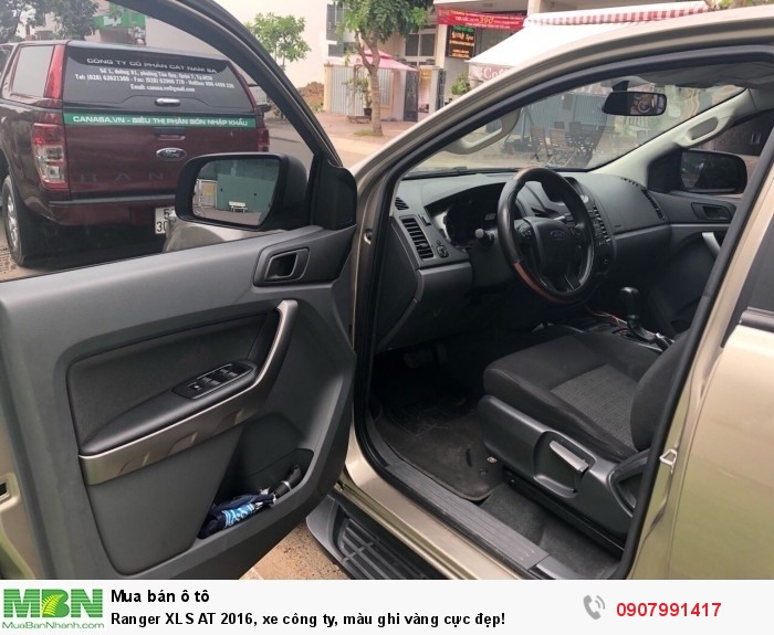 Ranger XLS AT 2016, xe công ty, màu ghi vàng cực đẹp!