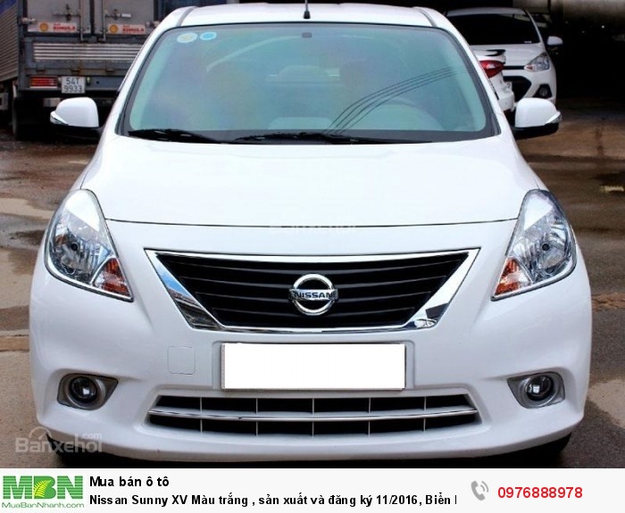 Nissan Sunny XV Màu trắng , sản xuất và đăng ký 11/2016, Biển Hà Nội