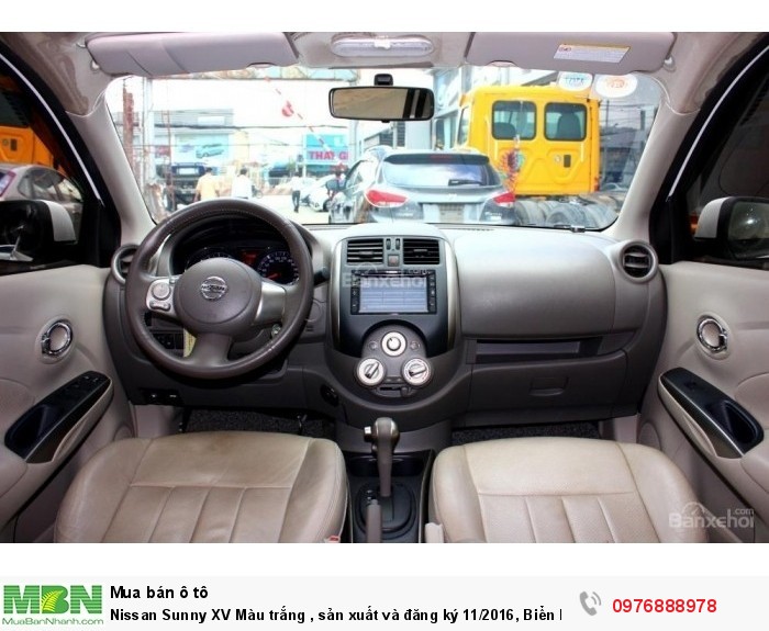 Nissan Sunny XV Màu trắng , sản xuất và đăng ký 11/2016, Biển Hà Nội
