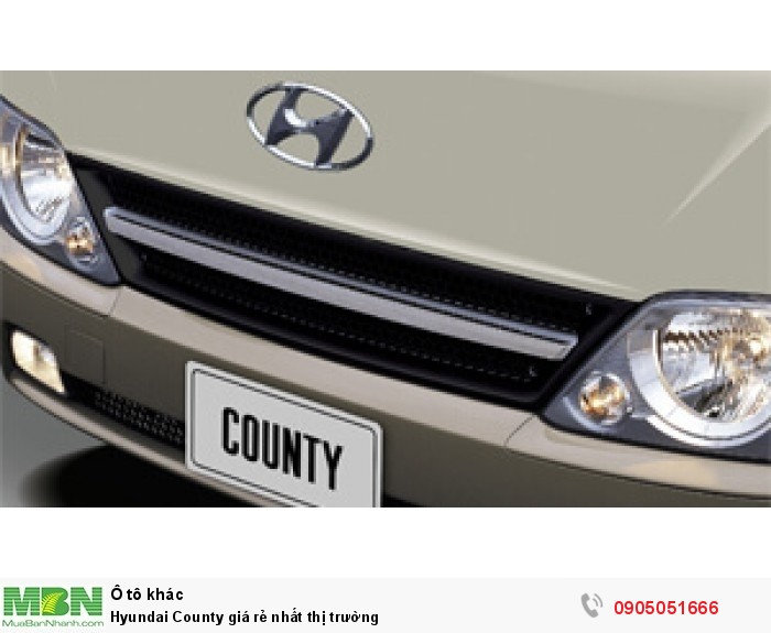 Hyundai County giá rẻ nhất thị trường