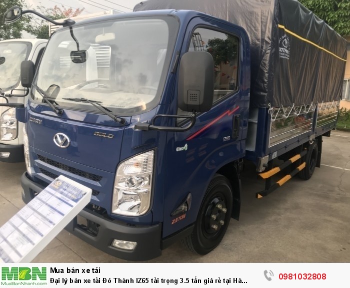 Đại lý bán xe tải Đô Thành IZ65 tải trọng 3.5 tấn giá rẻ tại Hà Nội | Hyundai Đông Nam