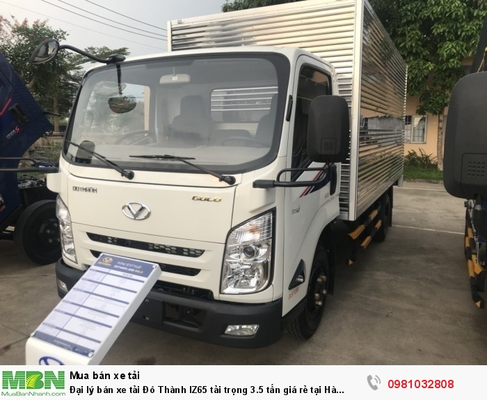 Đại lý bán xe tải Đô Thành IZ65 tải trọng 3.5 tấn giá rẻ tại Hà Nội | Hyundai Đông Nam