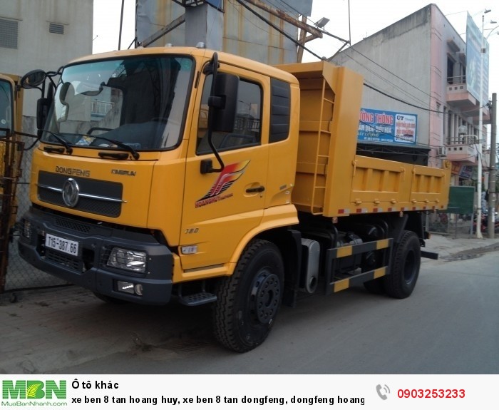 Xe ben 8 tan hoang huy, xe ben 8 tan dongfeng,