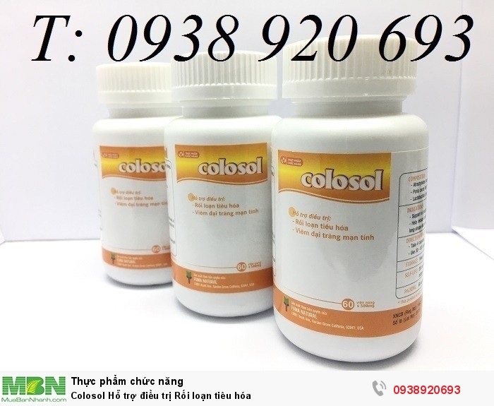 Colosol Hỗ trợ điều trị Rối loạn tiêu hóa