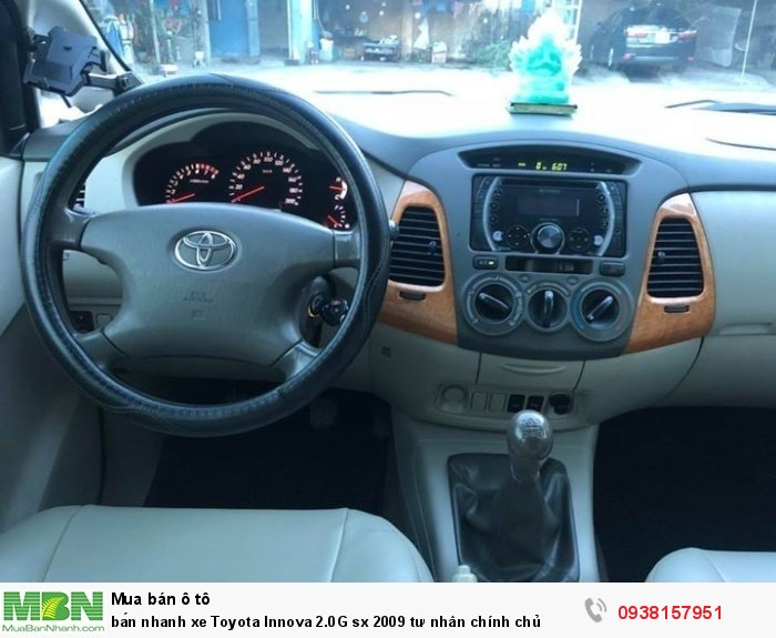 Bán nhanh xe Toyota Innova 2.0G sx 2009 tư nhân chính chủ