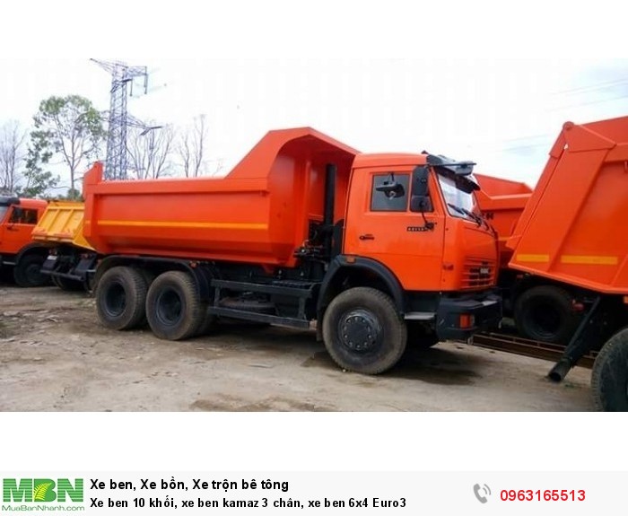 Xe ben kamaz 10 khối