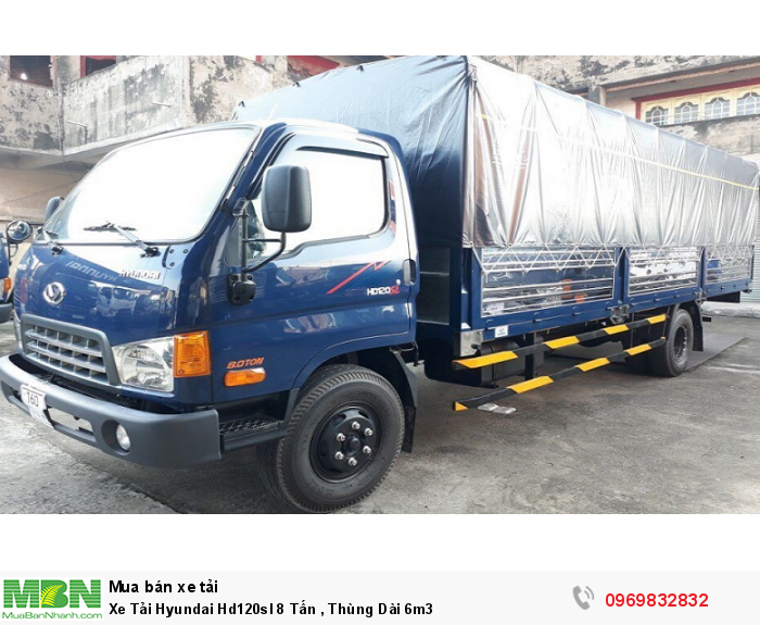 Xe Tải Hyundai Hd120sl 8 Tấn , Thùng Dài 6m3