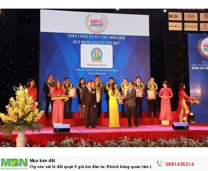 Cty còn vài lô đất quận 9 giá ôm đầu tư. Khách hàng quan tâm