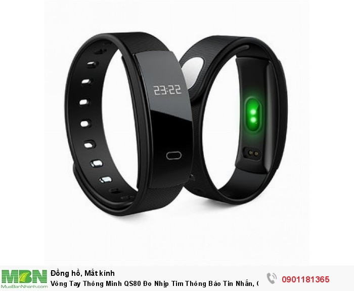 Vong Tay Thong Minh Qs80 đo Nhịp Tim Thong Bao Tin Nhắn Cuộc Gọi Qs80 Mới 100 Gia 365 000đ Gọi 0901 181 365 Quận Binh Thạnh Hồ Chi Minh Id 09801200