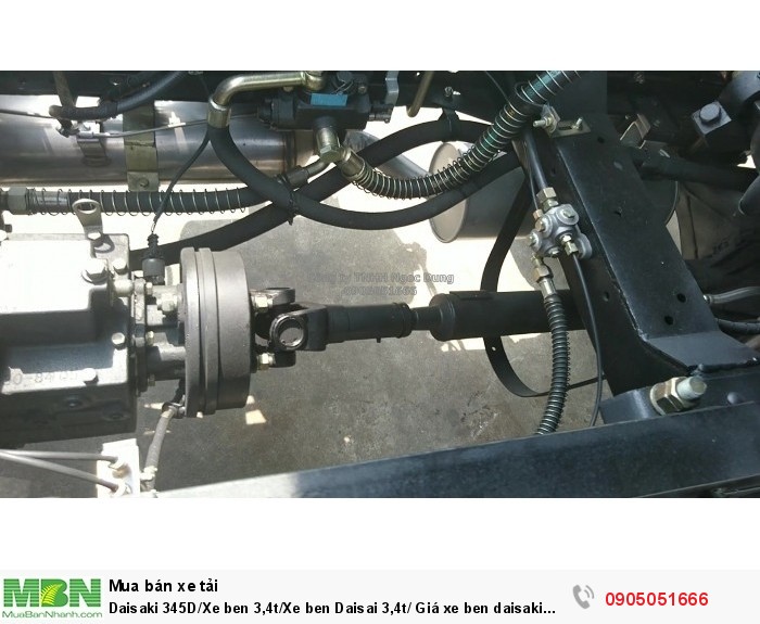 Daisaki 345D/Xe ben 3,4t/Xe ben Daisai 3,4t/ Giá xe ben daisaki 3,4t