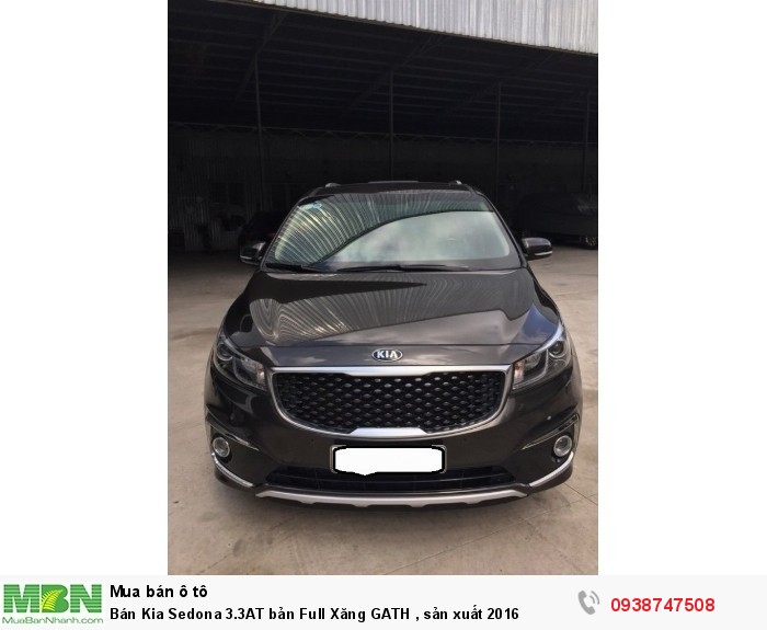 Bán Kia Sedona 3.3AT bản Full Xăng GATH sản xuất 2016