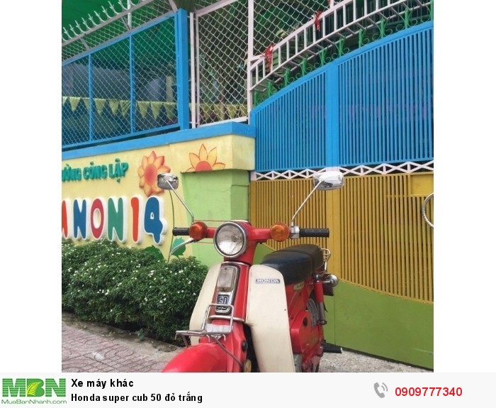 Honda super cub 50 đỏ trắng