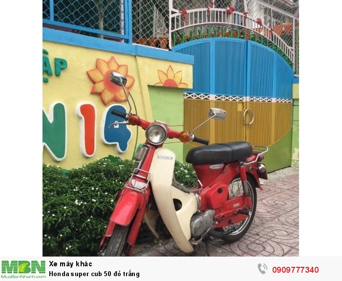 Honda super cub 50 đỏ trắng