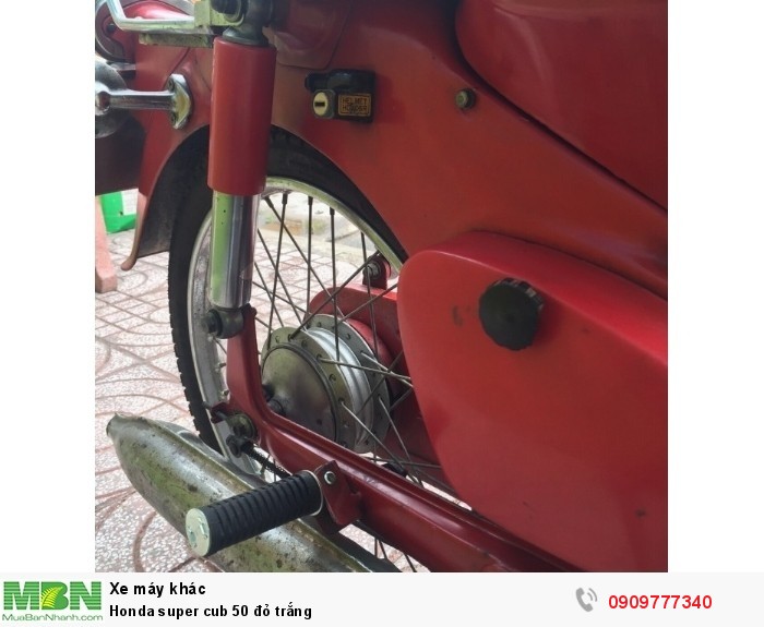 Honda super cub 50 đỏ trắng