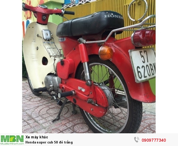 Honda super cub 50 đỏ trắng