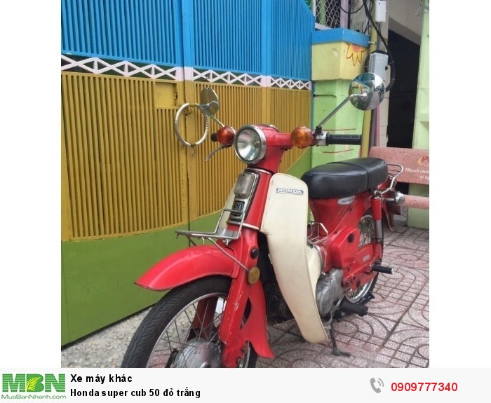 Honda super cub 50 đỏ trắng