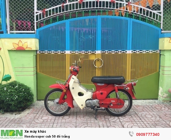 Honda super cub 50 đỏ trắng