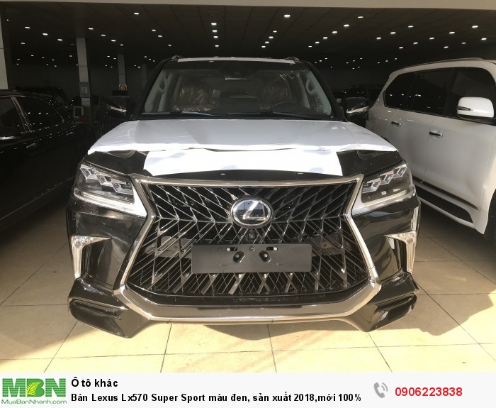 Bán Lexus Lx570 Super Sport màu đen, sản xuất 2018,mới 100%,xe giao ngay,giá tốt.
