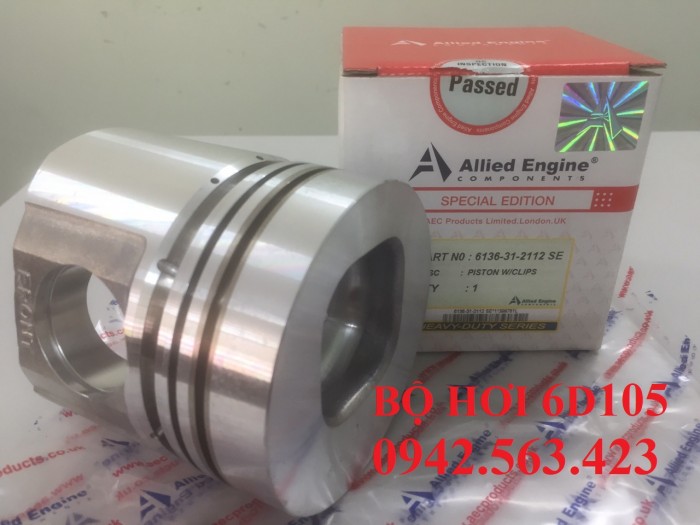 Bộ hơi 6D105 lắp PC150-1, PC200-2, WA200-1