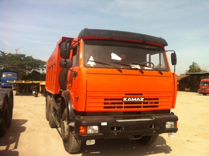 Xe Ben kamaz 3 chân nhập khẩu