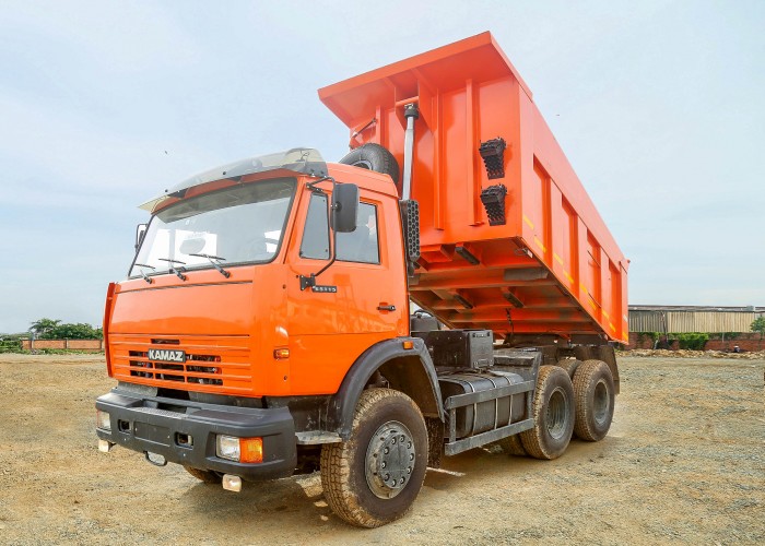 Xe Ben kamaz 3 chân nhập khẩu